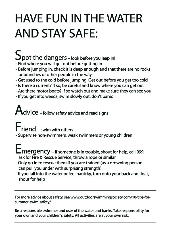safety poster, text is in web post