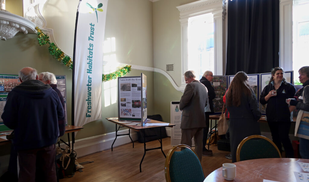 7 people and looking at displays in Thetford Guildhall